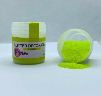 Glitter Decorativo Festisa Amarelo G Fineline Tudo Para Design